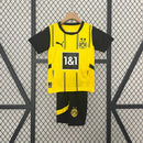 Kit Infantil Borussia Dortmund Home 24/25 Lançamento