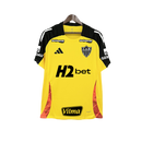 Camisa Atlético Mineiro 25/26 Treino Amarelo - Todos os Patrocínios - Versão Torcedor