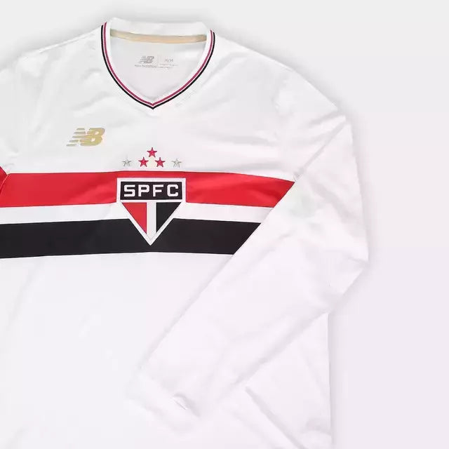 Camisa São Paulo Manga Longa 25/26 Home - Torcedor Masculina