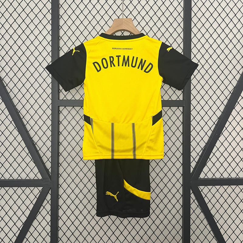 Kit Infantil Borussia Dortmund Home 24/25 Lançamento