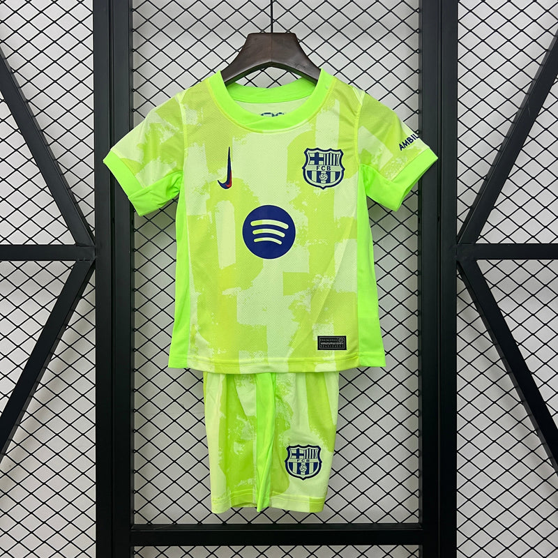 Kit Infantil Barcelona III 24/25 Lançamento