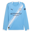 Camisa Manchester City Home - Manga Longa 25/26 - Torcedor Masculina