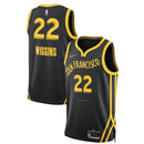 Camisa NBA Andrew Wiggins - Golden State Warriors - 23/24 - Preto - Edição Cidade