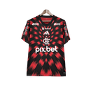 Camisa Flamengo 25/26 Pré-Jogo - Todos os Patrocínios - Versão Torcedor