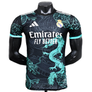 Camisa Real Madrid 25/26 Edição Especial - Preto e Azul Celeste - Versão Jogador
