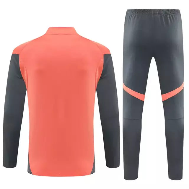 Conjunto de Treino Bayern de Munich 25/26 Laranja e Cinza - Adidas