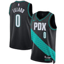 Camisa NBA Damian Lillard - Portland Trail Blazers - 2023 - Edição Cidade - Preto
