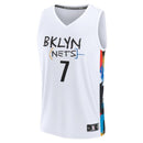 Camisa NBA Kevin Durant - Brooklyn Nets - 2023 Fastbreak - Edição Cidade - Branco