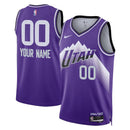 Camisa NBA - Utah Jazz - Unisex23/24 - Roxo - Edição Cidade